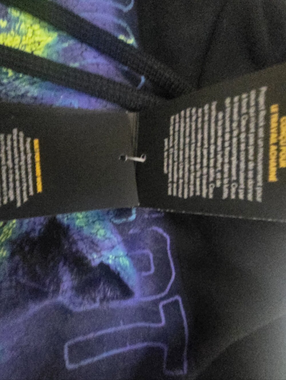 Men's Xl Under Armour Project Rock Durable Work Hoodie with Neon Wolf Graphic - Picture 5 of 8